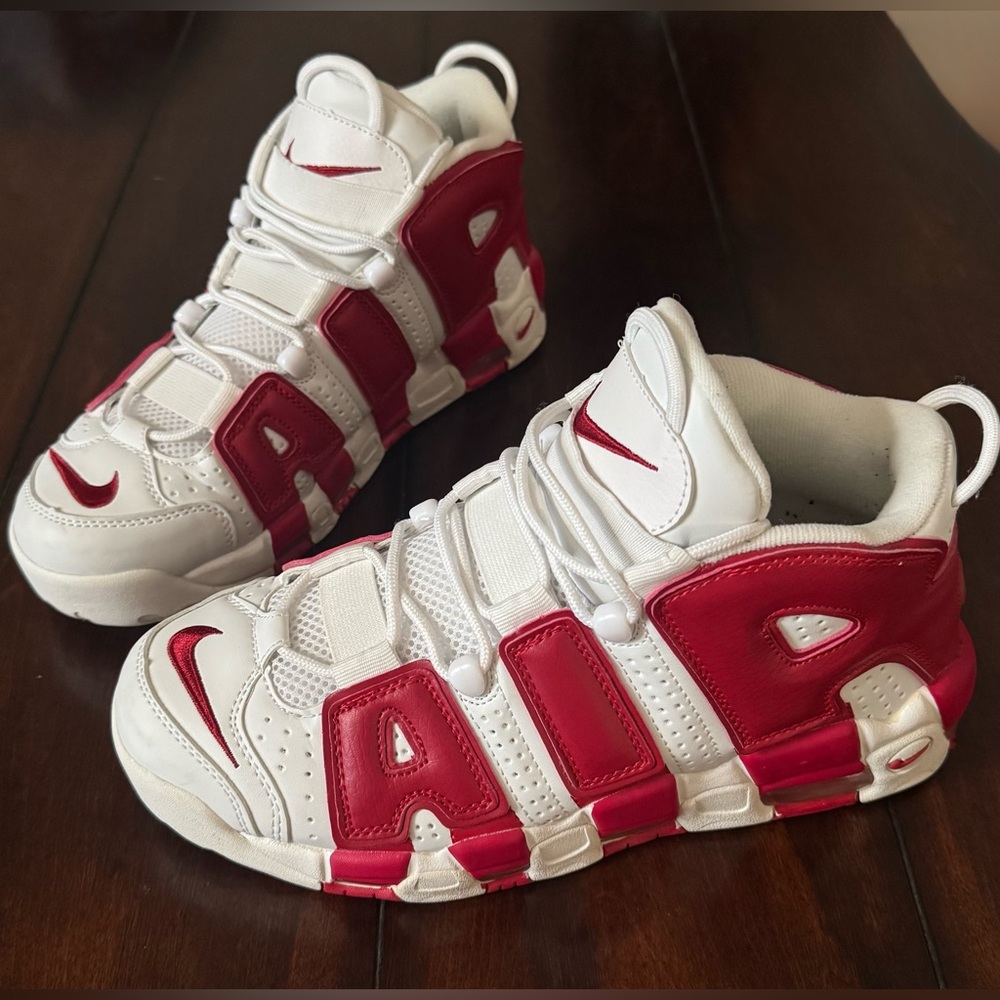 Nike Air More Uptempo Men’s 10 Varsity Red - Picture 7 of 11